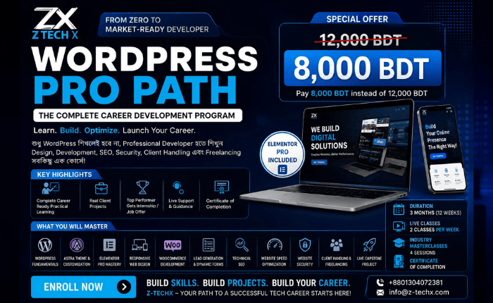 WordPress Pro-Path – The Complete Career Development Program Feature Image