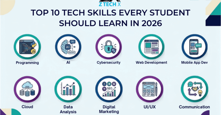 Top 10 Tech Skills Every Student Should Learn in 2026